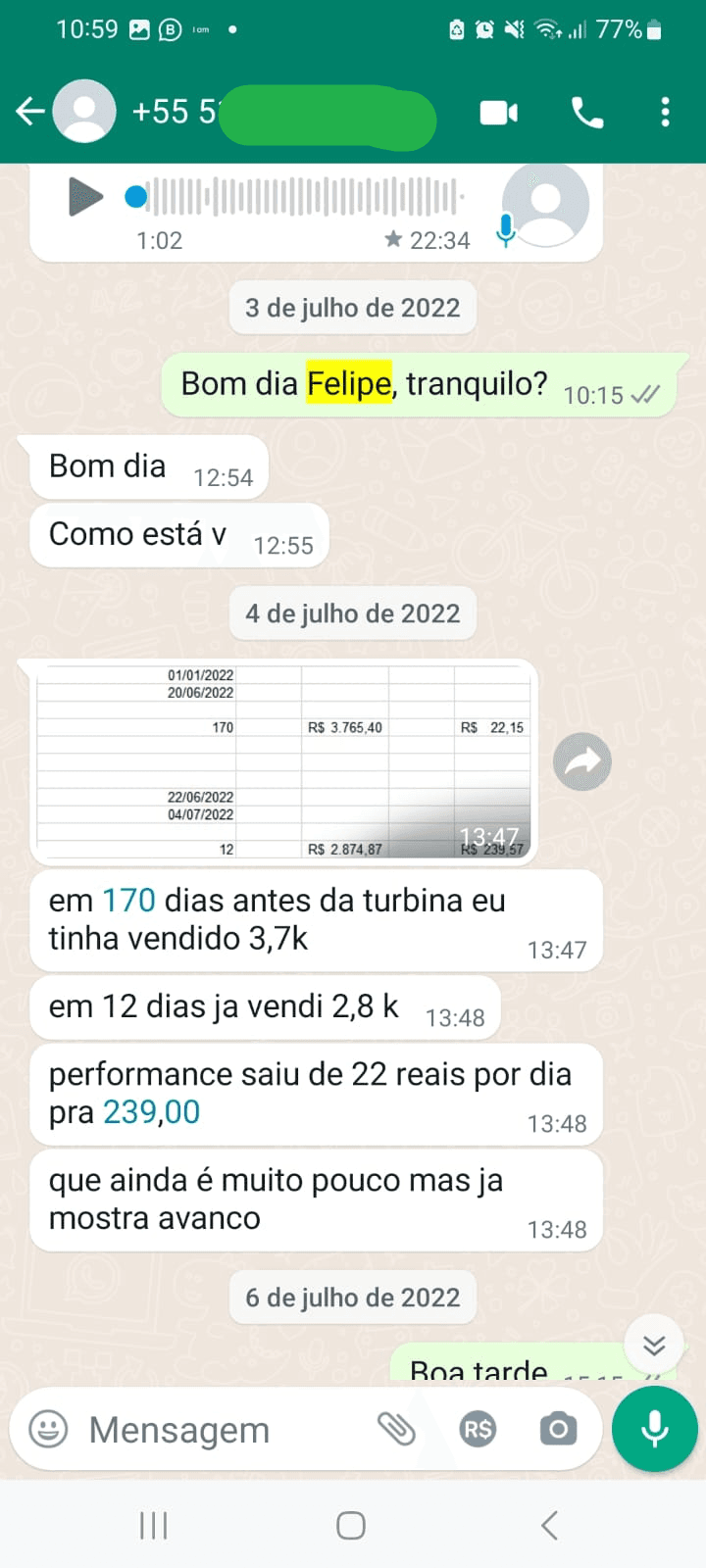 Gerou um Caixa Rápido!